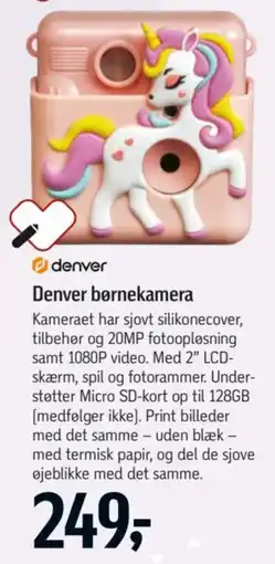 Føtex Denver børnekamera tilbud