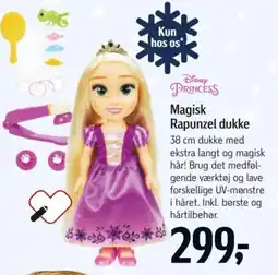 Føtex Disney Princess Magisk Rapunzel dukke tilbud
