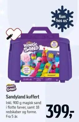 Føtex Kinetic Sand Sandyland kuffert tilbud