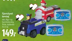 Føtex Paw Patrol fjernstyret køretøj tilbud