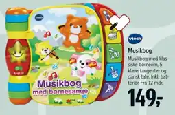 Føtex Vtech Musikbog med børnesange tilbud