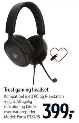 Føtex Trust gaming headset tilbud