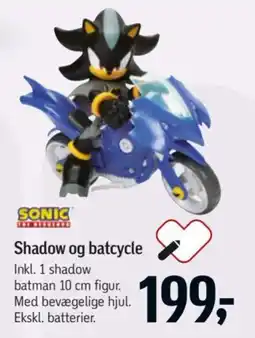 Føtex Sonic shadow og batcycle tilbud