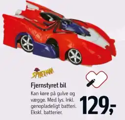 Føtex Spiderman fjernstyret bil tilbud
