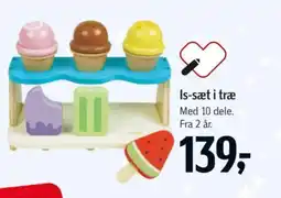 Føtex Is-sæt i træ tilbud