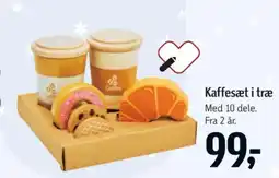Føtex Kaffesæt i træ tilbud