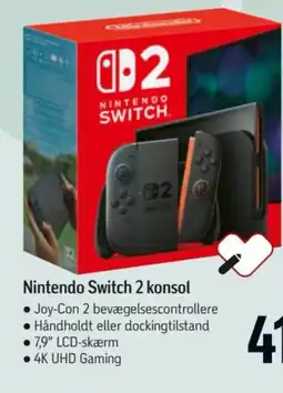 Føtex Nintendo Switch 2 konsol tilbud