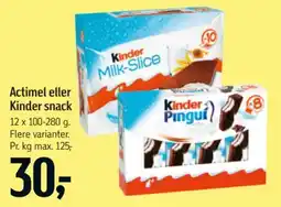 Føtex Kinder snack tilbud