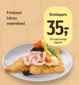 Føtex Frisklavet luksus smørrebrød tilbud