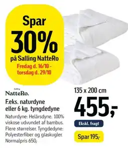 Føtex Salling NatteRo tilbud