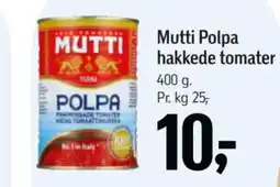 Føtex Mutti Polpa hakkede tomater tilbud