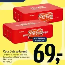 Føtex Coca Cola sodavand tilbud