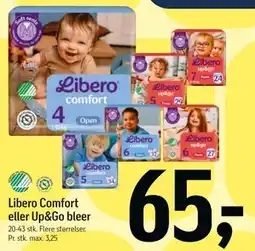Føtex Libero Comfort eller Up&Go bleer tilbud
