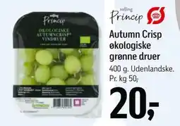 Føtex Autumn Crisp økologiske grønne druer tilbud