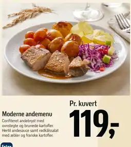 Føtex Fetex Moderne andemenu tilbud