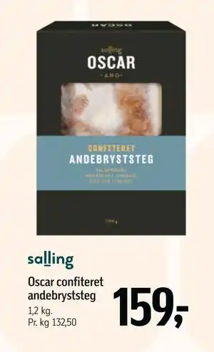 Oscar confiteret andebryststeg