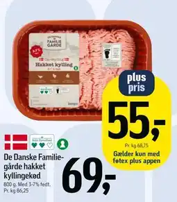 Føtex De Danske Familiegårde hakket kyllingekød tilbud
