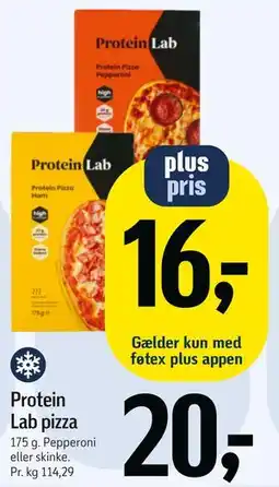 Føtex Protein Lab pizza tilbud