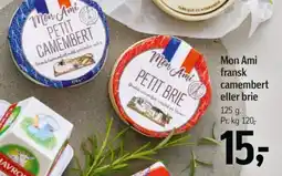 Føtex Mon Ami fransk camembert eller brie tilbud