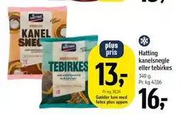 Føtex Hatting kanelsnegle eller tebirkes tilbud