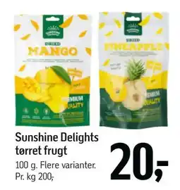 Føtex Sunshine Delights tørret frugt tilbud