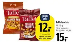 Føtex Taffel nødder tilbud