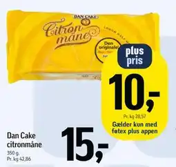 Føtex Dan Cake citronmåne tilbud