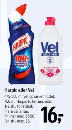 Føtex Harpic eller Vel tilbud