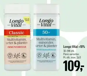 Føtex Longo Vital +10% tilbud