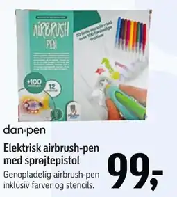Føtex Elektrisk airbrush-pen med sprøjtepistol tilbud