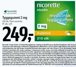 Føtex Tyggegummi 2 mg tilbud