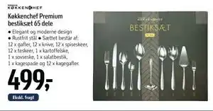 Føtex Køkkenchef Premium bestiksæt 65 dele tilbud