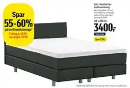 Føtex Nordisk Fjer kontinentalseng tilbud