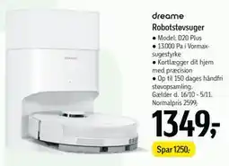 Føtex dreame Robotstøvsuger tilbud