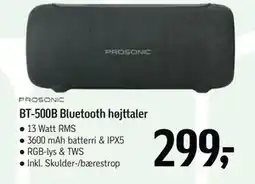 Føtex BT-500B Bluetooth højttaler tilbud