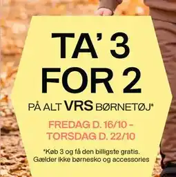 Føtex TA’ 3 FOR 2 tilbud