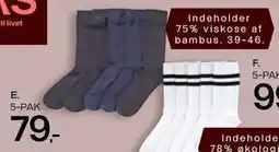 Føtex Strømper til herre tilbud