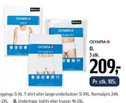 Føtex Olympia undertrøje, tights eller trusser tilbud