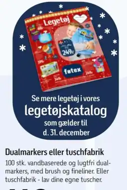 Føtex fetex dualmarkers tilbud