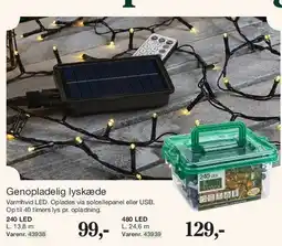 Harald Nyborg Genopladelig lyskæde (USB) tilbud