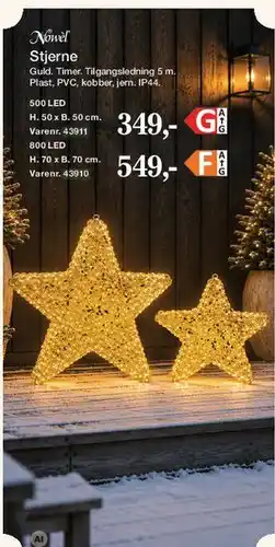Harald Nyborg Stjerne (fyldt LED) tilbud