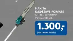Davidsen Makita kædesavs-forsats tilbud