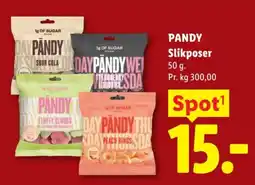 Lidl Pandy Slikposer tilbud