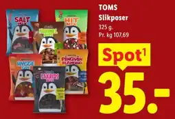 Lidl Toms Slikposer tilbud