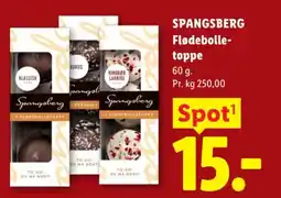 Lidl Spangsberg flødebolletoppe tilbud