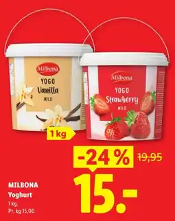Lidl Milbona Yoghurt tilbud