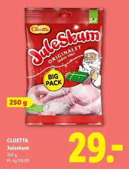 Lidl Cloetta Juleskum tilbud
