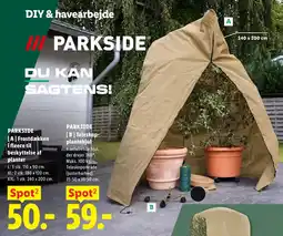 Lidl Parkside frostdækken i fleece tilbud