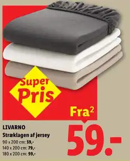 Lidl LivarNo stræklagen af jersey tilbud