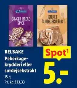 Lidl Belbake peberkagekrydderi eller surdejsekstrakt tilbud